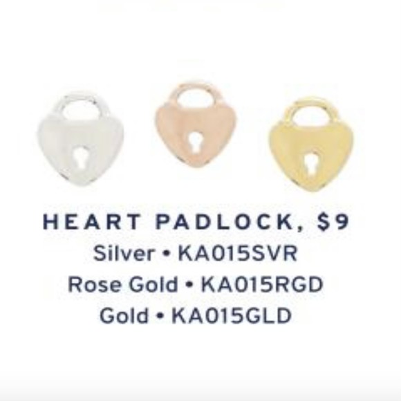 Keep Collective Silver Heart Padlock Charm (retired) - Picture 1 of 3